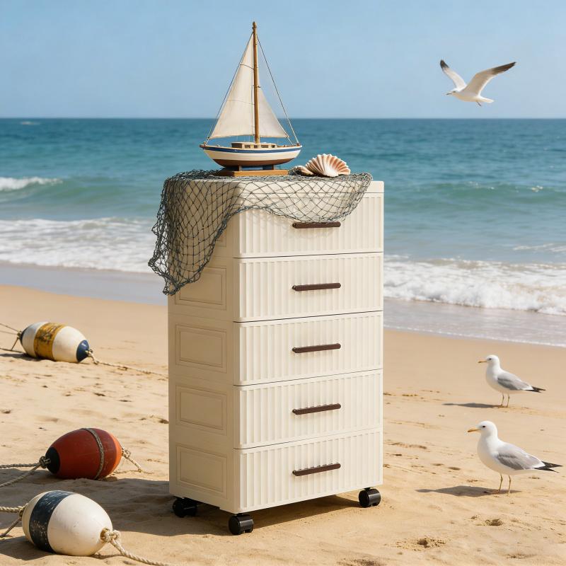 Stackable lightweight drawer cabinet, eco-friendly durable plastic, safe and odorless. Multi independent drawers organize small items, sundries, daily necessities and cosmetics. Supports free stacking, waterproof and moisture-proof for bathroom and kitche