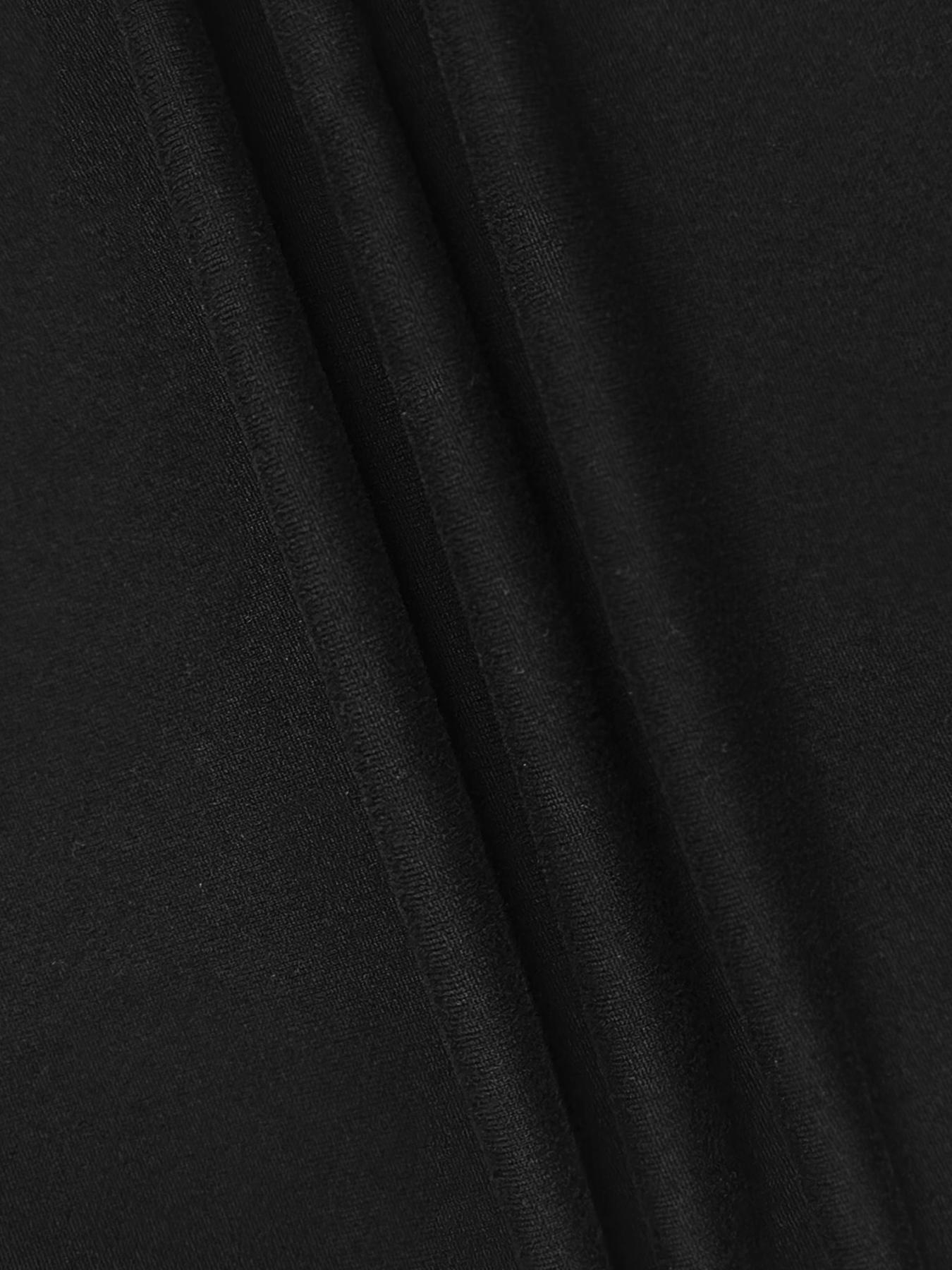 Women's Sexy Fitted Long Sleeve Jumpsuit, Plain Pattern, Minimalist, All Seasons Fashion, Low Neck Pocket Design, European & American Style