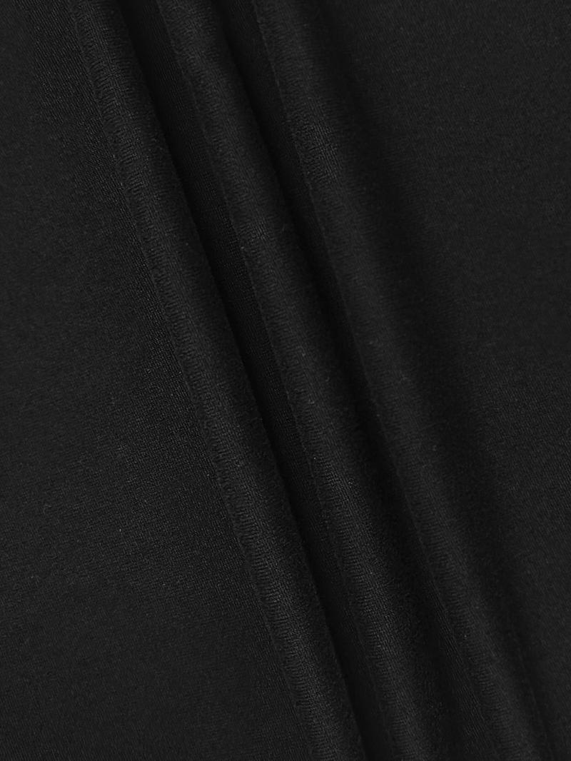 Women's Sexy Fitted Long Sleeve Jumpsuit, Plain Pattern, All Seasons Fashion, Low Neck Pocket Design, European & American Style