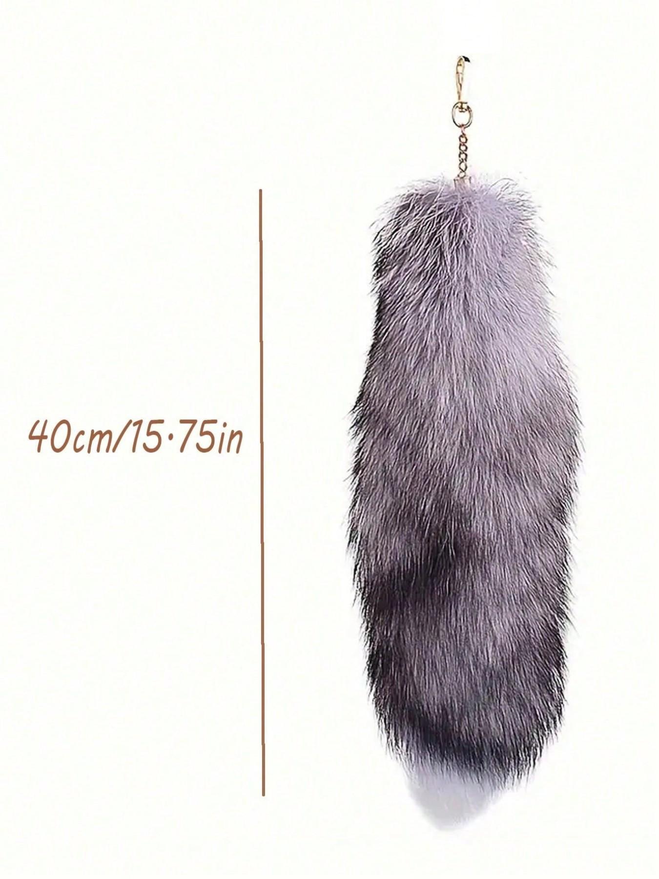 Cute Plush Tail Keychain, Keychains Cute, Keyring, Animal Key Ring Pendant, Unisex Gift, All-Season Accessory, Random Color, Perfect for Bags & Gifts