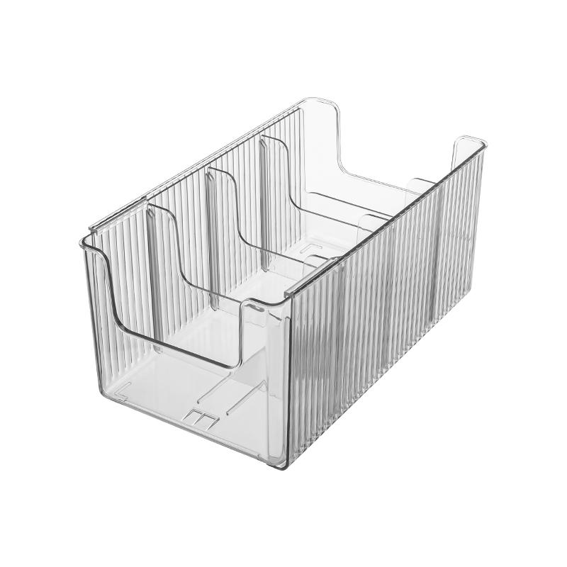 Expandable Divided Storage Box, Adjustable Compartment Organizer, Space-Saving Container for Home Organization, Multi-Functional Rack