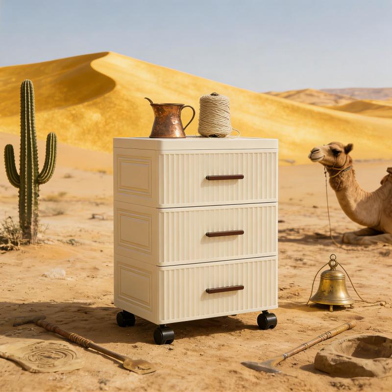 Stackable lightweight drawer cabinet, eco-friendly durable plastic, safe and odorless. Multi independent drawers organize small items, sundries, daily necessities and cosmetics. Supports free stacking, waterproof and moisture-proof for bathroom and kitche