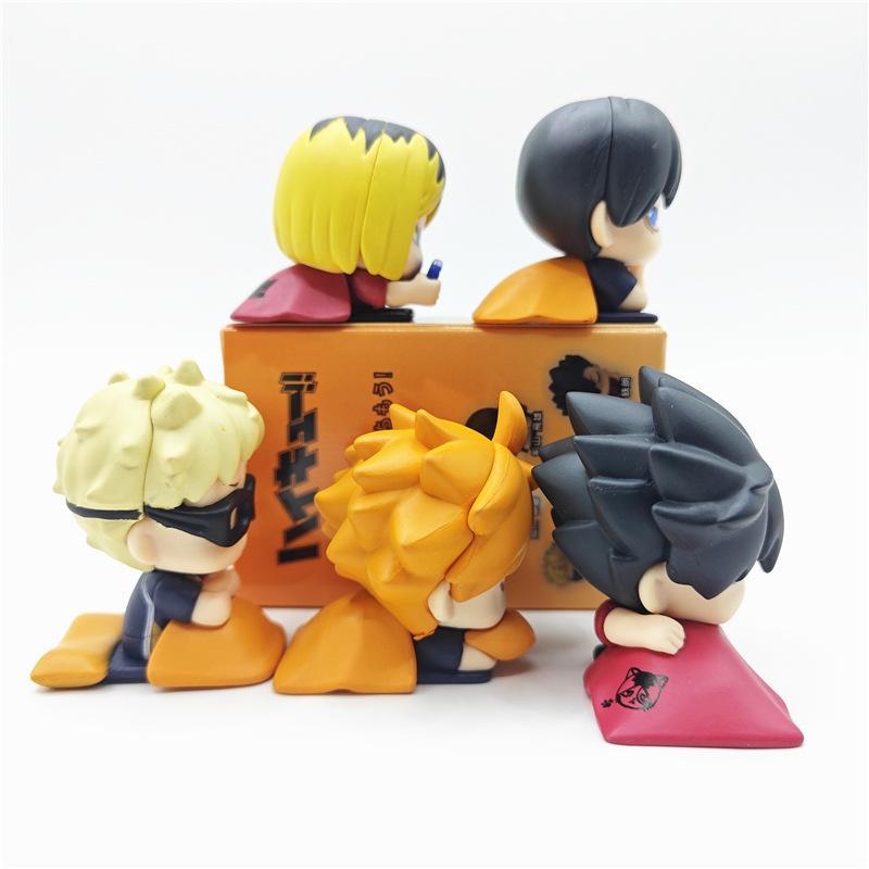 Haikyuu!! Sleep Series Mini Anime Figure Hinata Shoyo Kei Tsukishima Kozume Kenma Tetsurou Kuroo Collectible Model Toys