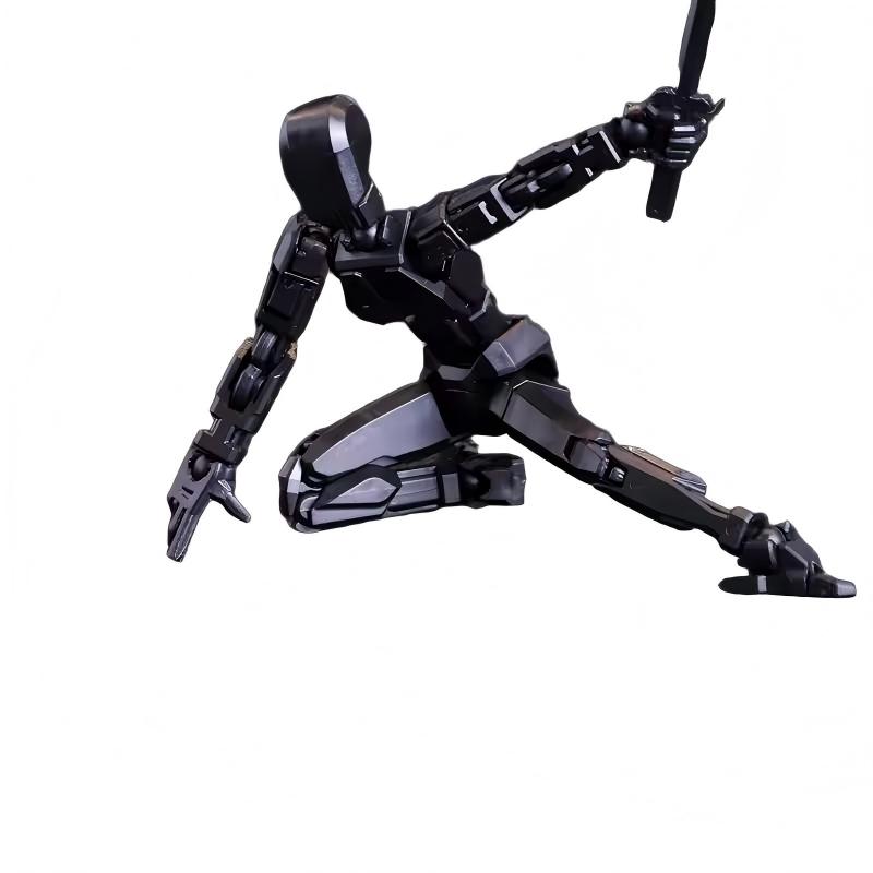 Stress Relief Toy Building Blocks Figure Assembly Model, Multi-Joint Poseable Doll, Construction Gift, Fun Educational Playset