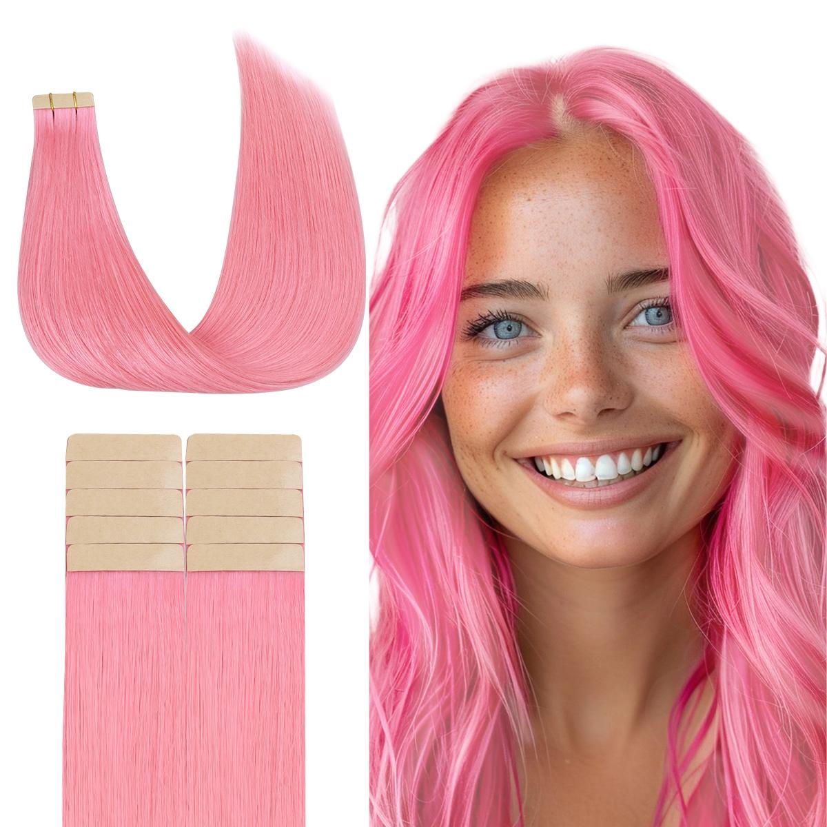 Tape in Hair Extensions 10 Pcs Strong Adhesive Remy Human Hair Extensions for Effortless Application Tape in Hair Extensions 10 Pcs Strong Adhesive Remy Human Hair Extensions for Effortless Application