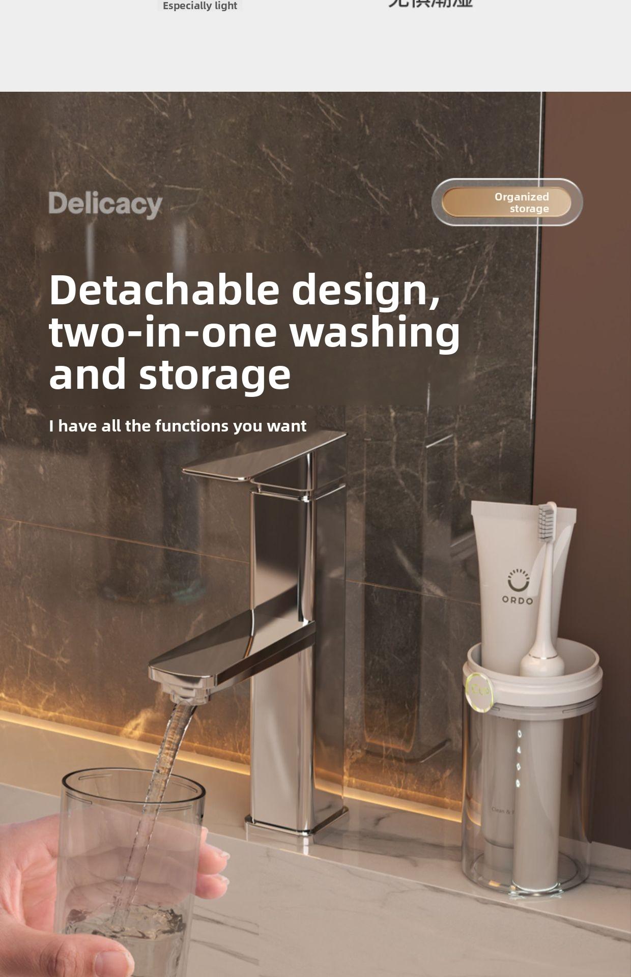 Portable Travel Toothbrush Cup Set for Couples Home Dormitory Use Compact Storage Toothbrush Holder with Drain Hole and Lid Ideal for Travel Camping