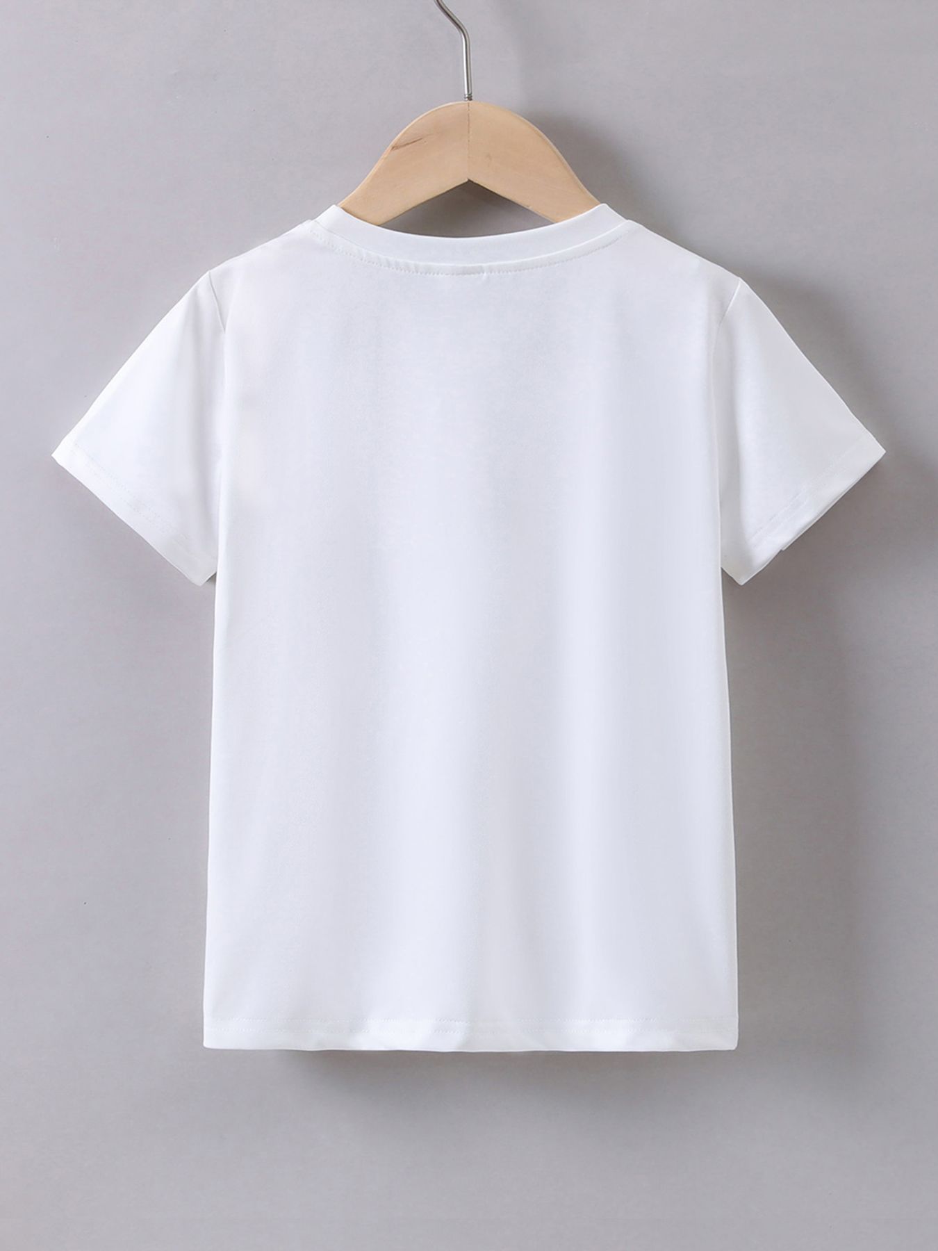 Children's summer comfortable "Cute Puppy Image" pattern, outdoor casual sports - girls' cartoon printed T-shirt