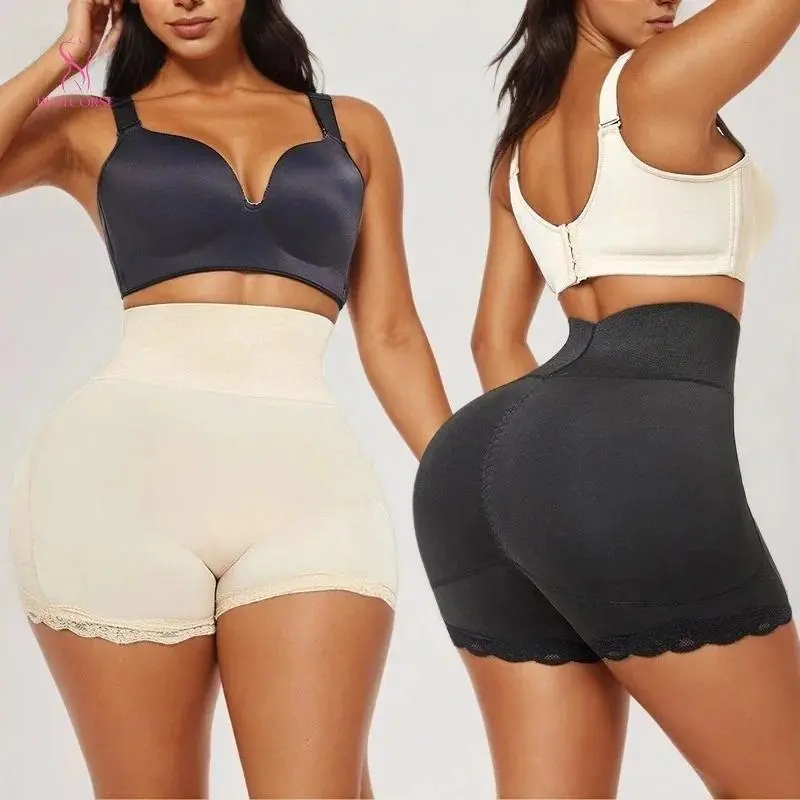 6XL Seamless High Waist Hip And Butt Padding Panty With Foam For Women Butt Enhancer Underwear Fake Butt Lifter Shapewear Panty