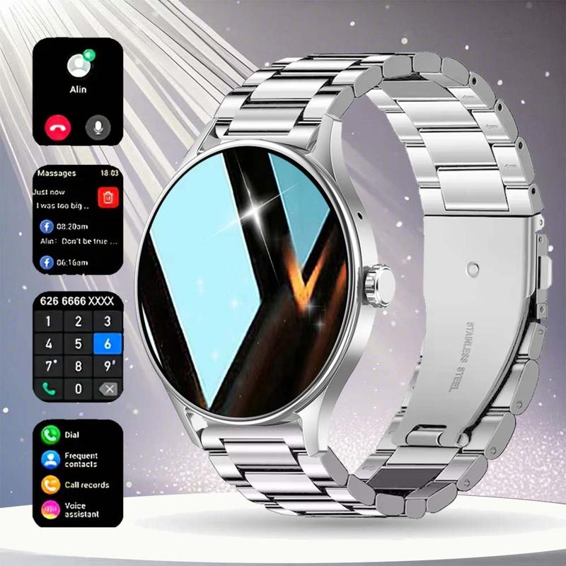 New 2026 Fashion Smart Watch Screen 1.53 Inch HD Holiday Gift for Men Women Bt-compatible Phone Call Health Tracker Sports Mode Notification Reminder