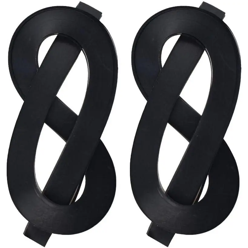 2 Pack 240 Black Quilling Paper Strips Set, 5mm Width 53cm Length DIY Quilling Art Supplies for Crafts