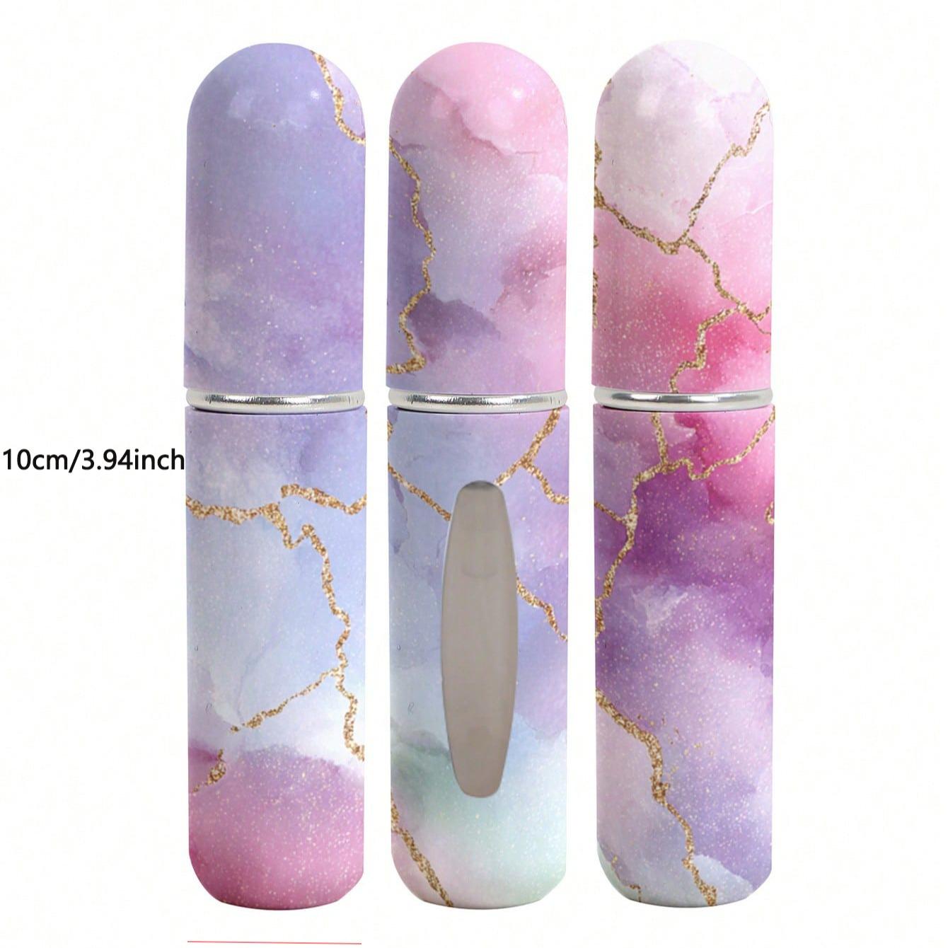 Mini Refillable Perfume Atomizer Bottles, Portable Lightweight Travel-Friendly Design, Convenient Refill Pump Case for On-The-Go Use