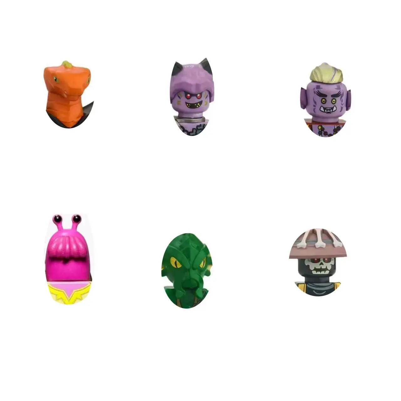 Z001 Animals Building Blocks Assemble Bricks Action Toy Figures Cute Dolls For Children Gifts For Kids