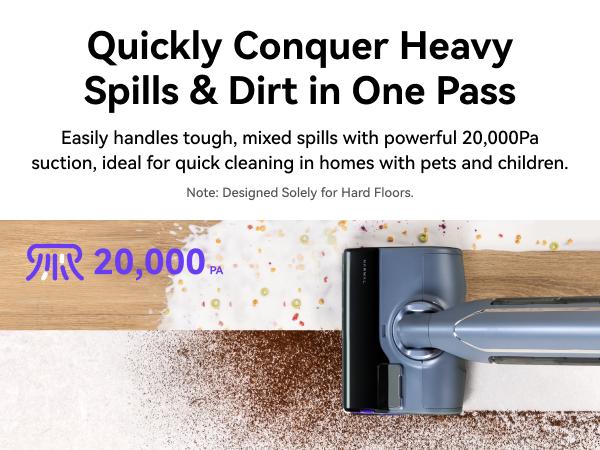 NARWAL S20 Pro Cordless Vacuum Mop with Self-Cleaning, Wet Dry Vacuum Cleaner for Hard Floors, Ideal for Families with Kids and Pets NARWAL S20 Pro Cordless Vacuum Mop with Self-Cleaning, Wet Dry Vacuum Cleaner for Hard Floors, Ideal for Families with Kids and Pets