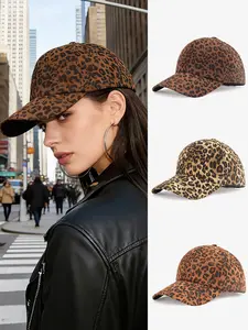 Unisex Leopard Print Baseball Hat, Fashionable Slim Fit Casual Cap, Ideal for Spring Summer Daily Wear, Perfect Gift for Outdoor Activities