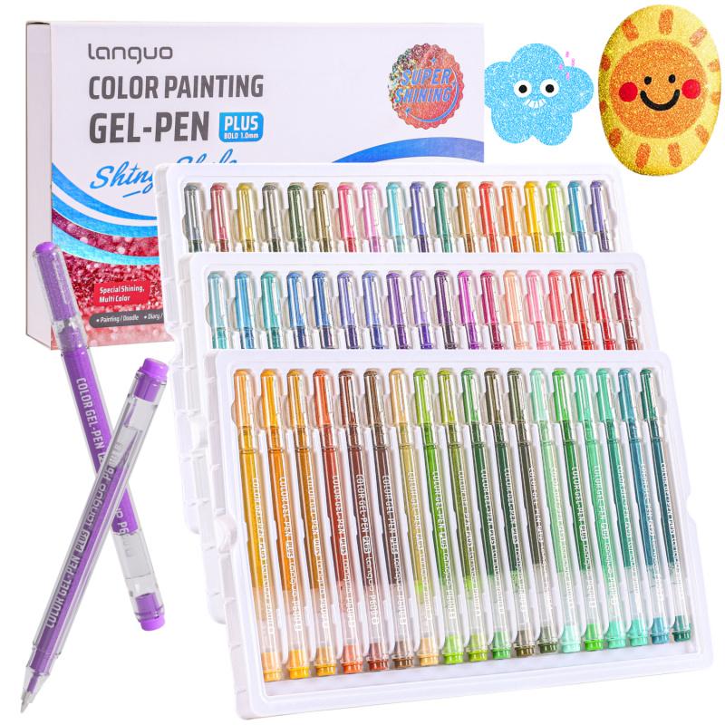 Super Flash effec Gel Pen,Glitter Gel Pens for Adult Coloring,1.0mm Vivid Color Variety Sparkle Glitter Gel Pen, Drawing, DIY Projects, Crafts Art Supplie, Art Markers Pen