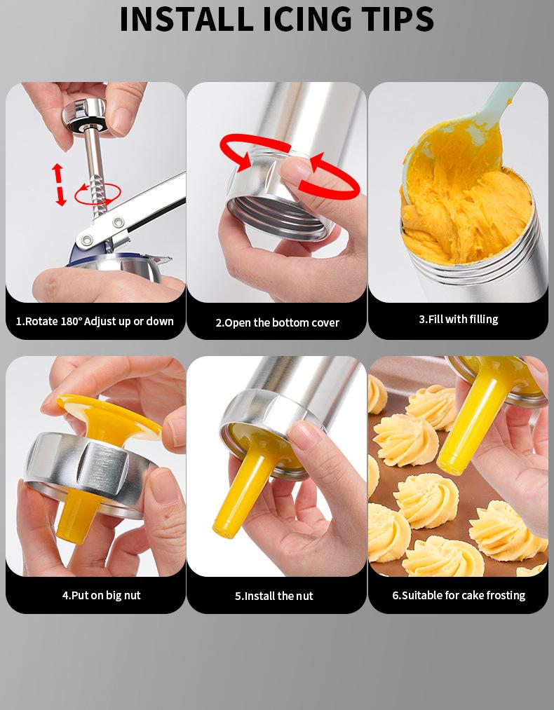 DIY Cookie Decorating Kit, 20 Cookie Shapes, Cookie Molds, Cookie Decorating Tools, Perfect for Family Gatherings and Themed Parties, Elegant Gift Box Included