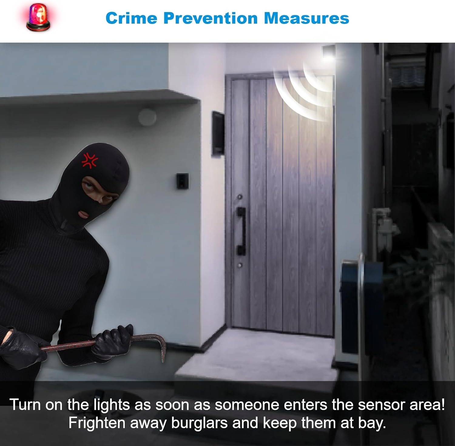 Motion Sensor Light Bulbs,A19 E26 12W Motion Activated ,LED Light Bulb for Garage,Porch,Hallway,Stairs,Front Door,2/4 Pack