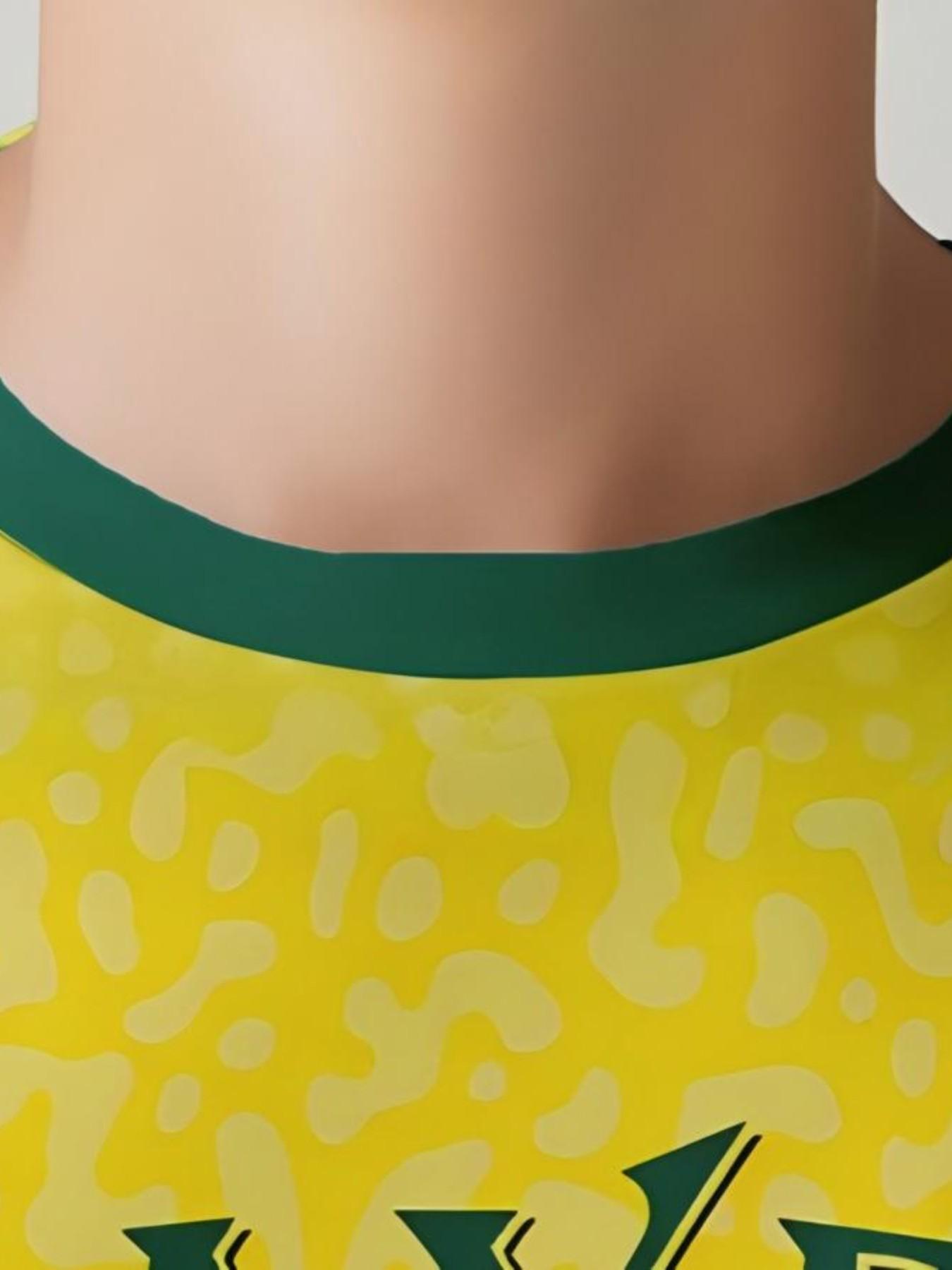 Player No. 10 Kids Football Jersey, Leopard Pattern Boys' Sports T-Shirt, Teenager Fan Short Sleeve Soccer Shirt