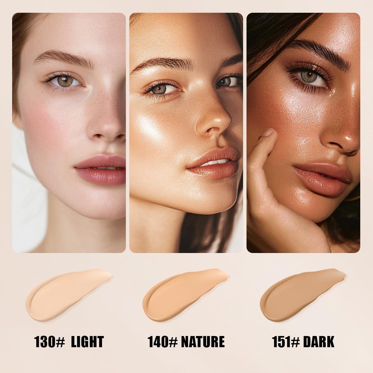 1PC Concealer, Natural Color Correcting Concealer for Women, Full Coverage Makeup for Face, Eye, Body, Nourishing Makeup for a More Even Complexion