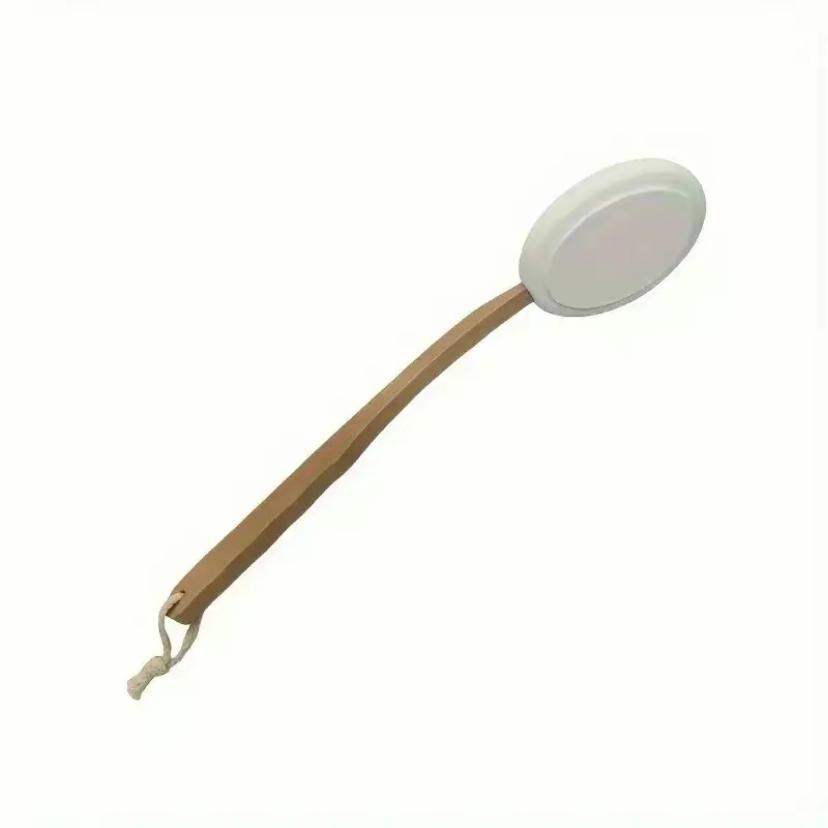 Long Handle Back Applicator Set with 3 Replaceable Cotton Pads, Easy-To-Use for Seniors and Women, Ideal for Body Lotion, Creams, Sunscreen