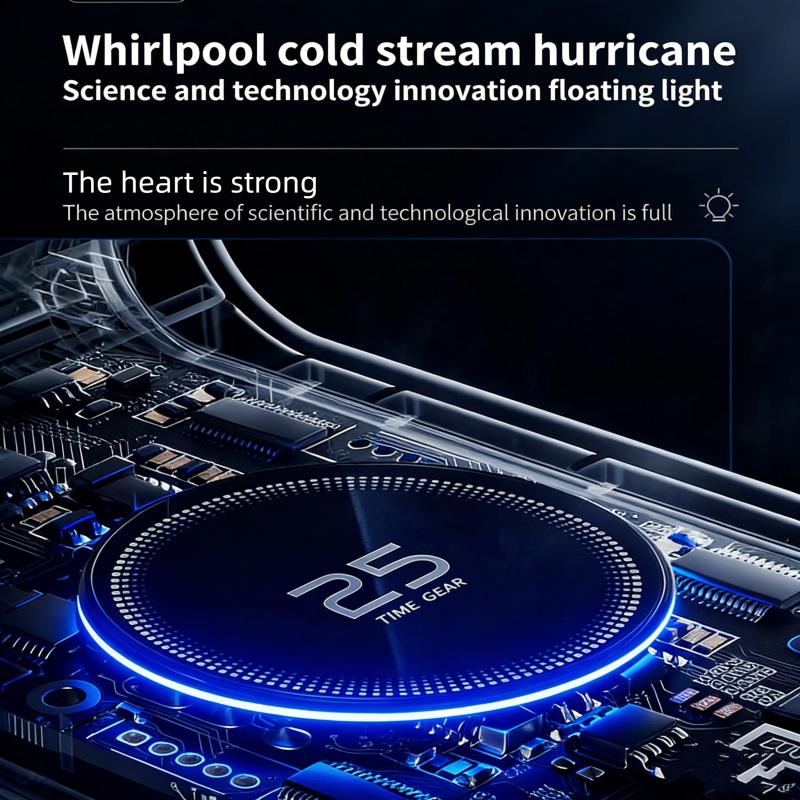 Portable Air Cooler Desktop Fan, 3-In-1 Cooling Humidifier, 6 Speeds, 100L Capacity, USB Powered, Compact Design, Timer, Office & Bedroom Use