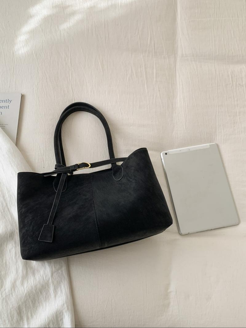 Elegant Vintage Bag, Large Capacity Shoulder Bag, Commuter Handbag, Daily Commuter Purse, Simple Versatile Daily Use for Women, All Seasons