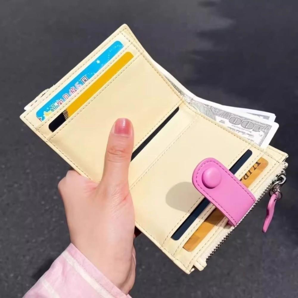Lightweight Short Wallet with Dachshund Print for Women, Minimalist PU Leather Foldable Design, Fashionable Card Holder with Multiple Card Slots, Card Slot, Wallets For Women