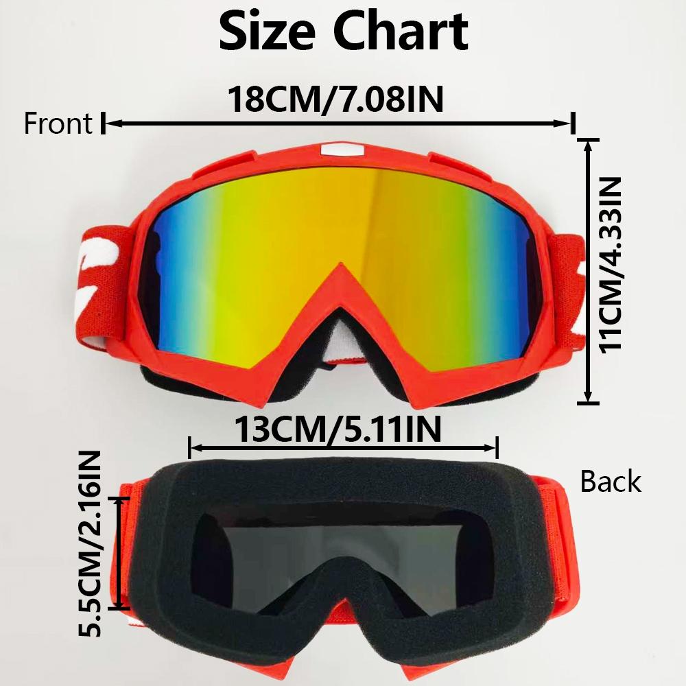 High definition lens racing glasses, windproof and sand proof, breathable all year round, trendy for both men and women, detachable lens, TPU material, adjustable, durable and lightweight, suitable for mountain bikes, all terrain bikes and motorcycles