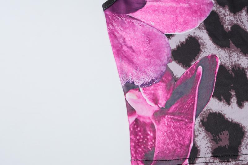 Two-piece Set Women's Floral Print One Shoulder Sleeveless Lace-up Tank Top & Bodycon Skirt, Casual lounge set, Backless Strapless Irregular Neck Crop Top Long Skirts Suits, Party Club Date Holiday Casual Outfits For Ladies Summer Clothes Wear