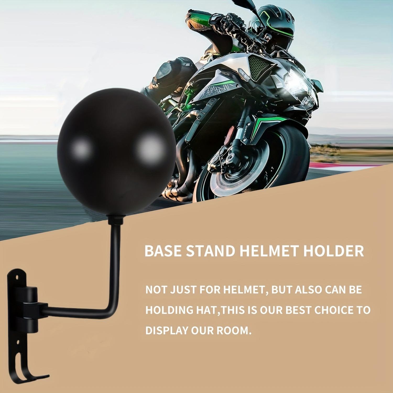Wall Mounted Helmet Storage Rack, 1 Count Motorcycle Helmet Holder, F7 ...