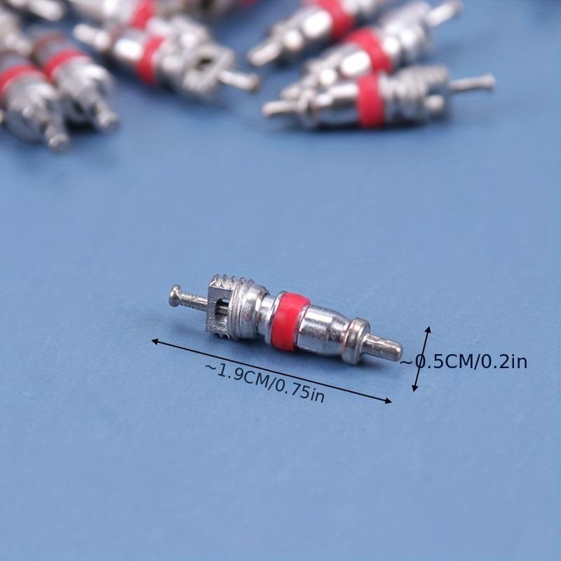 10pcs Automotive Truck Alloy Tire Valve Stem Core Parts Replacement Tire Zinc Alloy Valve Stem Core Parts Automotive Parts