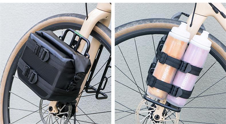 ROCKBROS Bicycle Front Rack MTB Road Bike Cargo Carrier Gravel Luggage Shelf