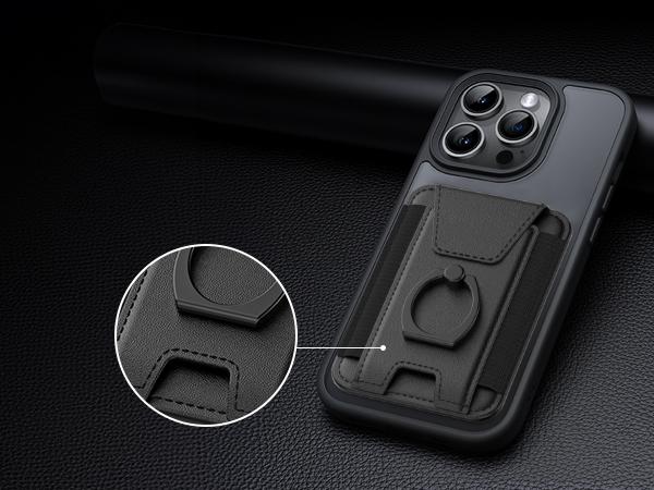 Magsafe Wallet with Airtag Holder  for iPhone 16/15/4/13/12 Series, Magsafe case White Electronics Accessories phone cooler Magnetic Screen Protector Cellphone Protection Casing Protective  【Christmas】