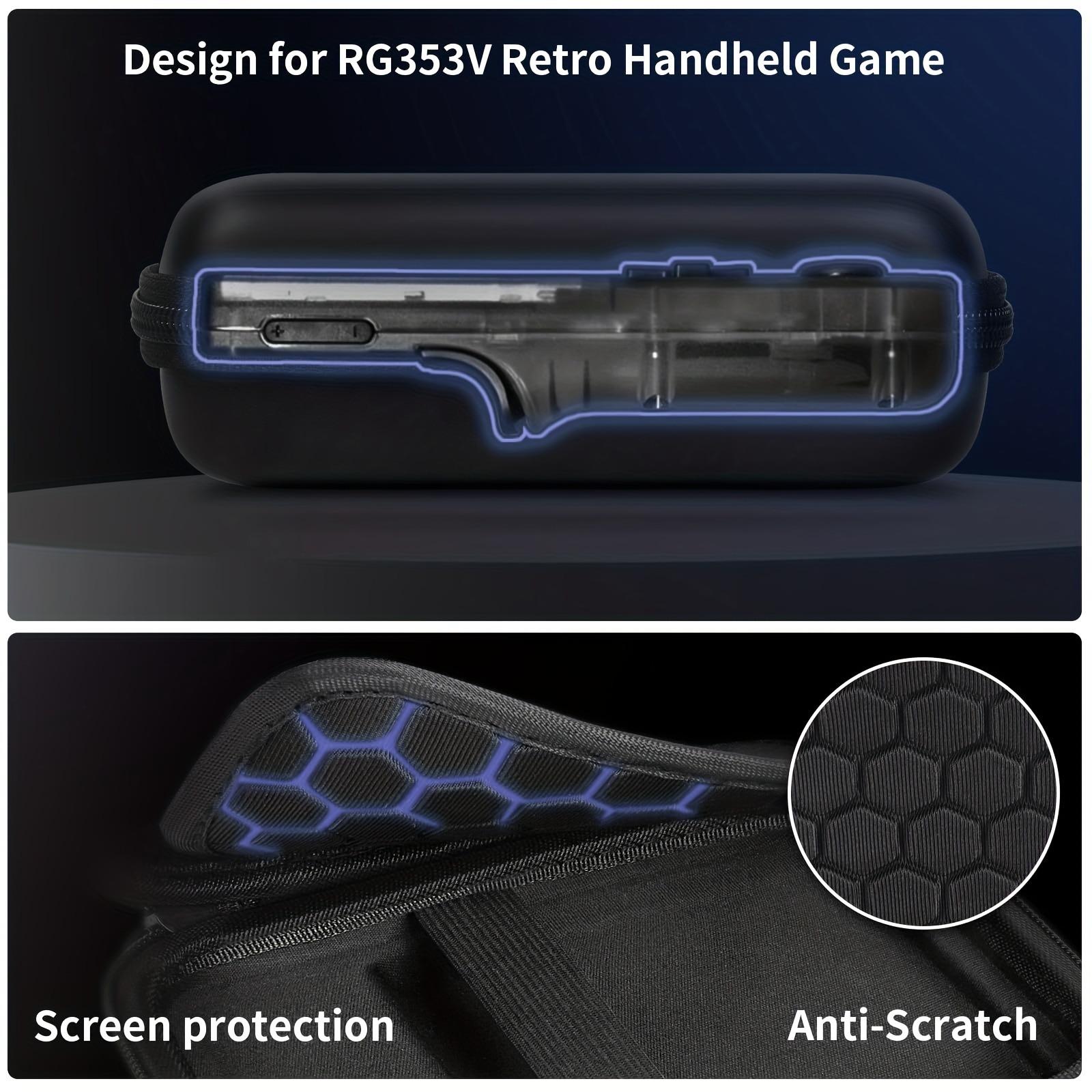 Retro Handheld Game Console Storage Case (Case Only), Handheld Game Console Storage Holder Durable Lightweight Organizer, Android Game Console Carrying Bag Compatible with RG353V/ RG35XX/RG353VS