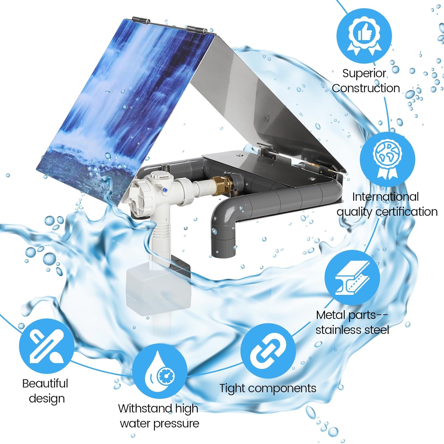 Swimming Pool Water Leveler Auto Fill with Scale Measurement & Regulation Inlet Valve to be a Good Helper for Filling In Ground Pool Water