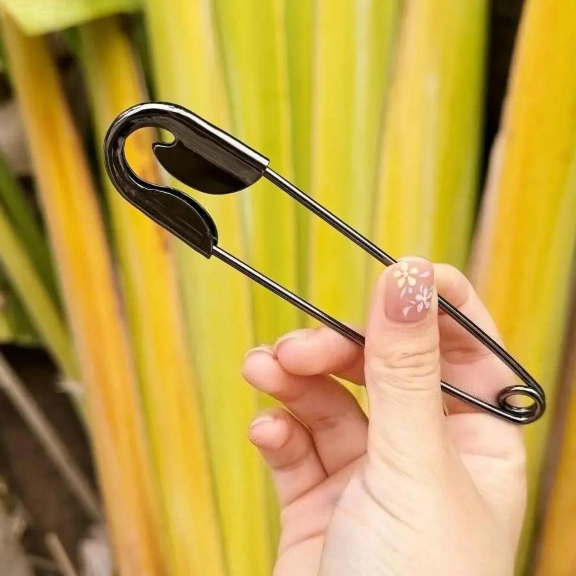 Monarch Mega Safety Hairpin Strong Hold Non-Slip Clip for Thick & Thin Hair Lightweight Durable Styling Pin Secure Updos Buns Ponytails Comfortable All-Day Wear Accessory