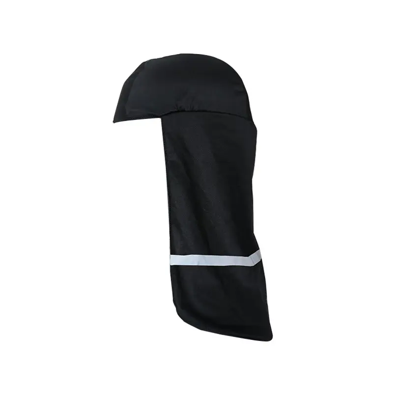 Black with reflective strips