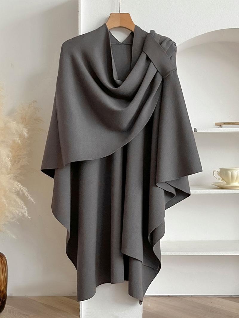 Women's Solid Color Scarf, Fashionable Long Shawl for Women, Elegant All-match Fashion Accessories for Daily Wear, Trendy Exquisite Scarf for Birthday Gift, Tignon Scarf