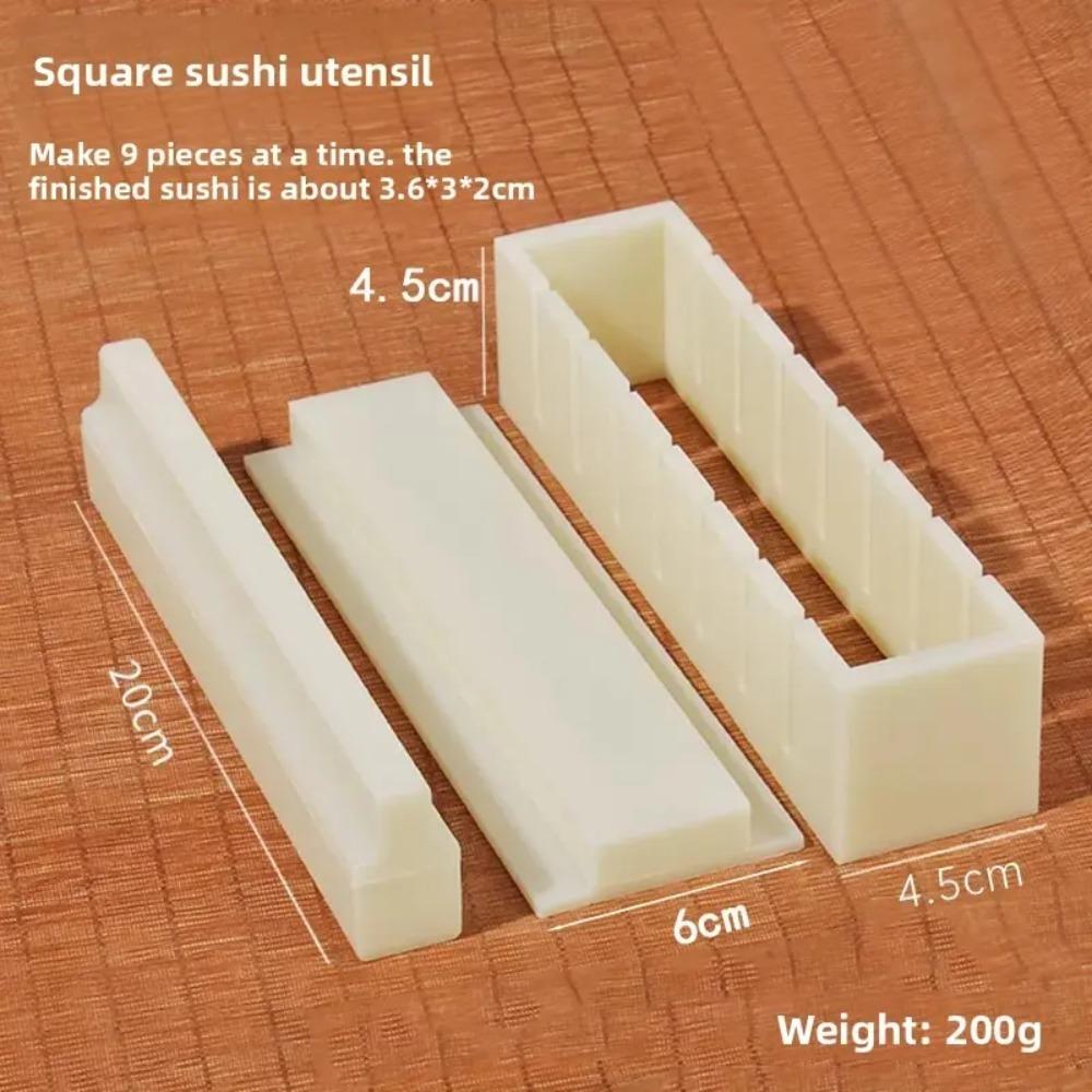 Sushi Mold Household Sushi Tool Set Seaweed Rice Roll Maker Nori Easy Sushi Kit Complete Set for Home Cooking