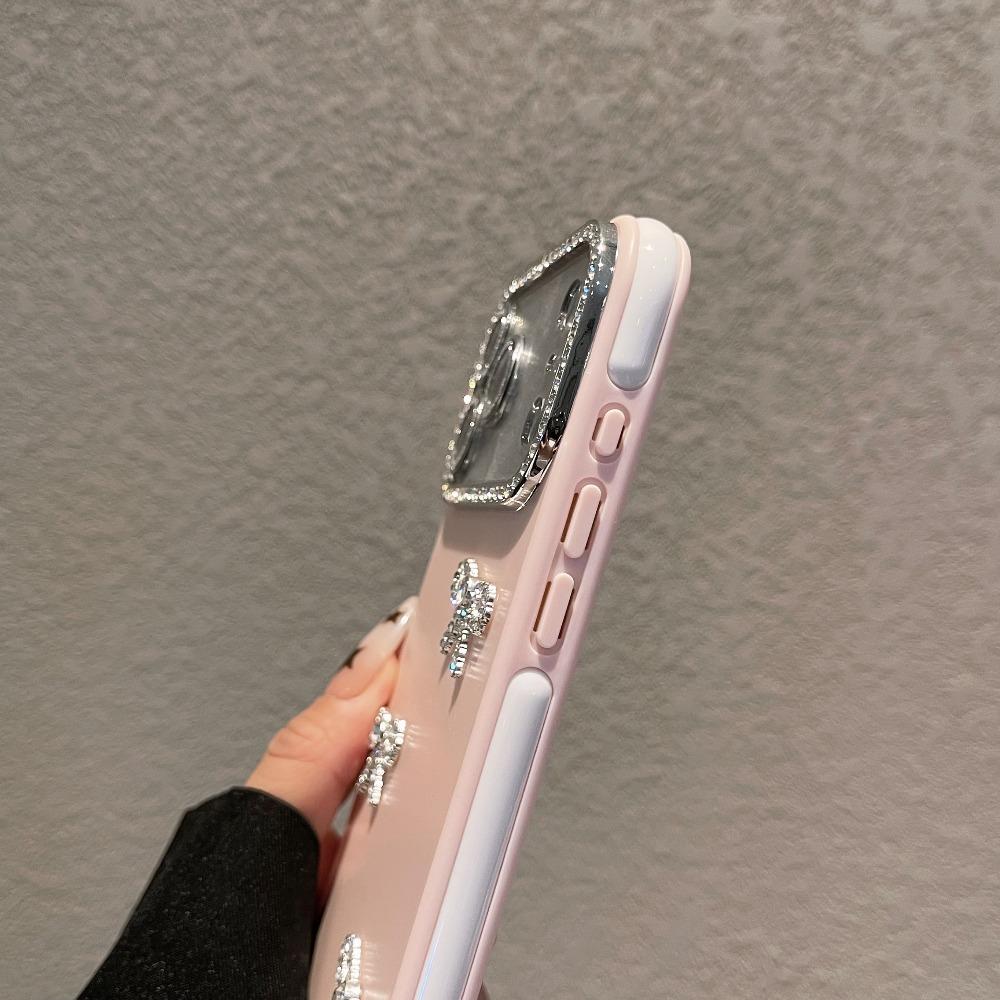 New Limited-Edition Luxury Diamond-Encrusted Large Window Phone Case For iPhone 17 16 15 14 13 Pro Max – Exquisite Butterfly-Inspired Shock-Resistant Protective Case