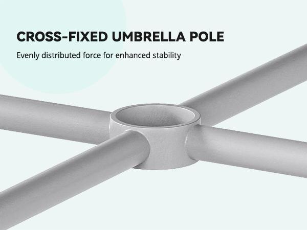 Yitahome 59" Rectangular Outdoor Patio Dining Table for 6-Person, Outdoor Patio Dining Table with 2" Umbrella Hole and Sturdy Iron Frame Perfect for Lawn Backyard Garden