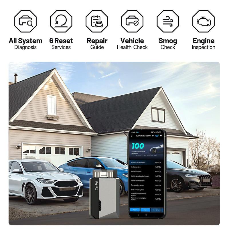 TOPDON CarPal OBD2 Scanner, Bluetooth-compatible Car Diagnostic Scanner