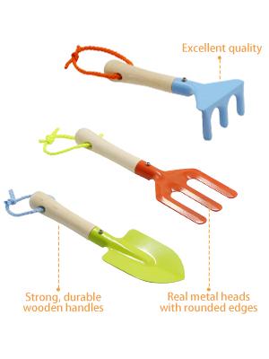 EFFUN Gardening Set, Tool Kit, for Kids, STEM, Includes Tote Bag, Spade, Watering Can, Rake, Fork, Trowel and Gloves