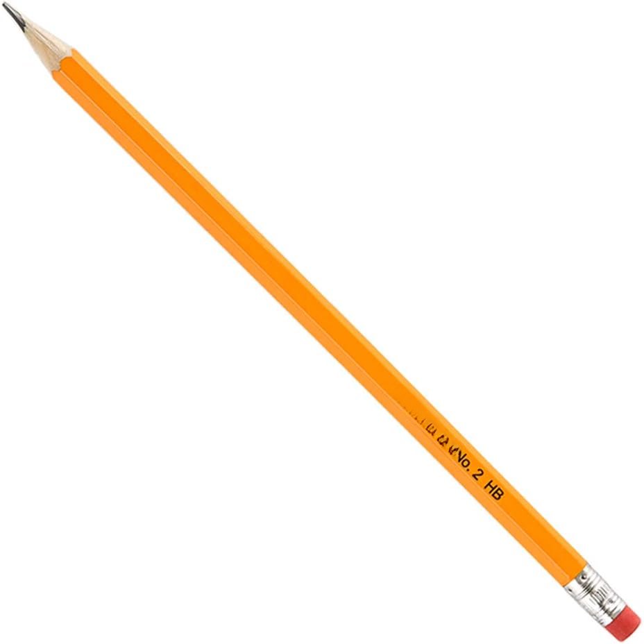 -Cased #2 HB Pencils, Pre-sharpened, 500 Count Bulk Pack