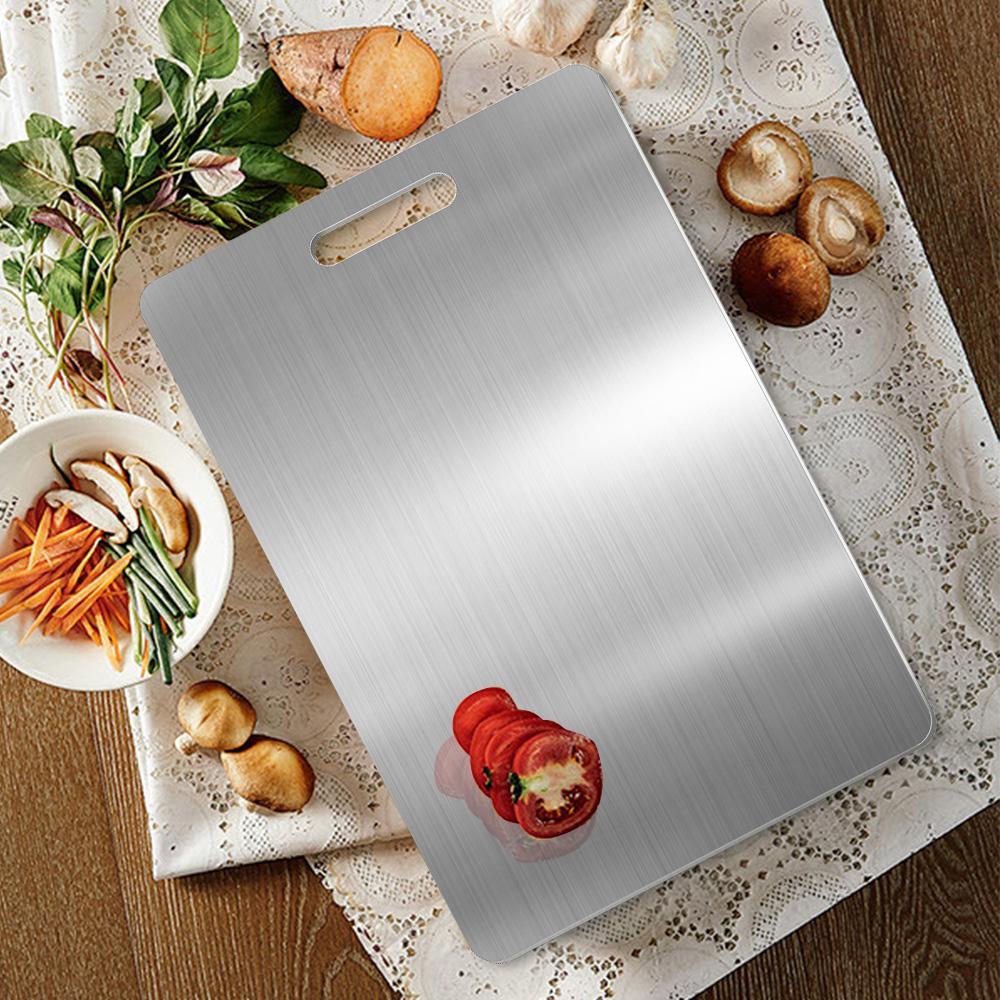 3Pcs Stainless Steel Cutting Board for Kitchen, Non Toxic Metal Chopping Board Set, Dishwasher Safe & Knife-Friendly Chopping Board for Meat Vegetable Fruit (S+M+L), mothersdaygift#Summervibes 3Pcs Stainless Steel Cutting Board for Kitchen, Non Toxic Metal Chopping Board Set, Dishwasher Safe & Knife-Friendly Chopping Board for Meat Vegetable Fruit (S+M+L), mothersdaygift#Summervibes