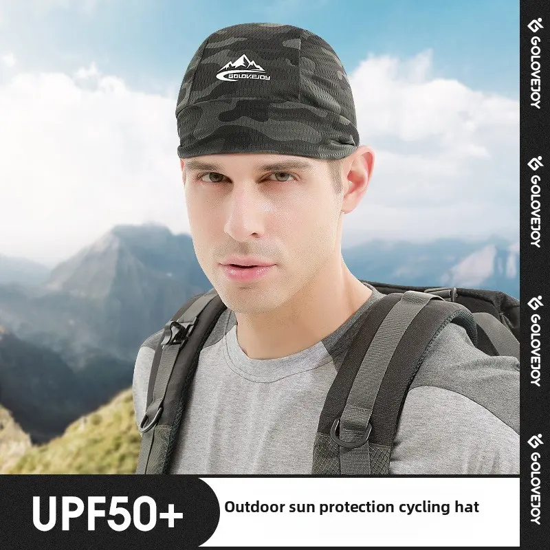 Quick-drying honeydew melon baseball cap, men's and women's summer ice silk cycling cap, running and sports bicycle cap, outdoor fishing helmet liner, casual sports style, breathable and sensitive