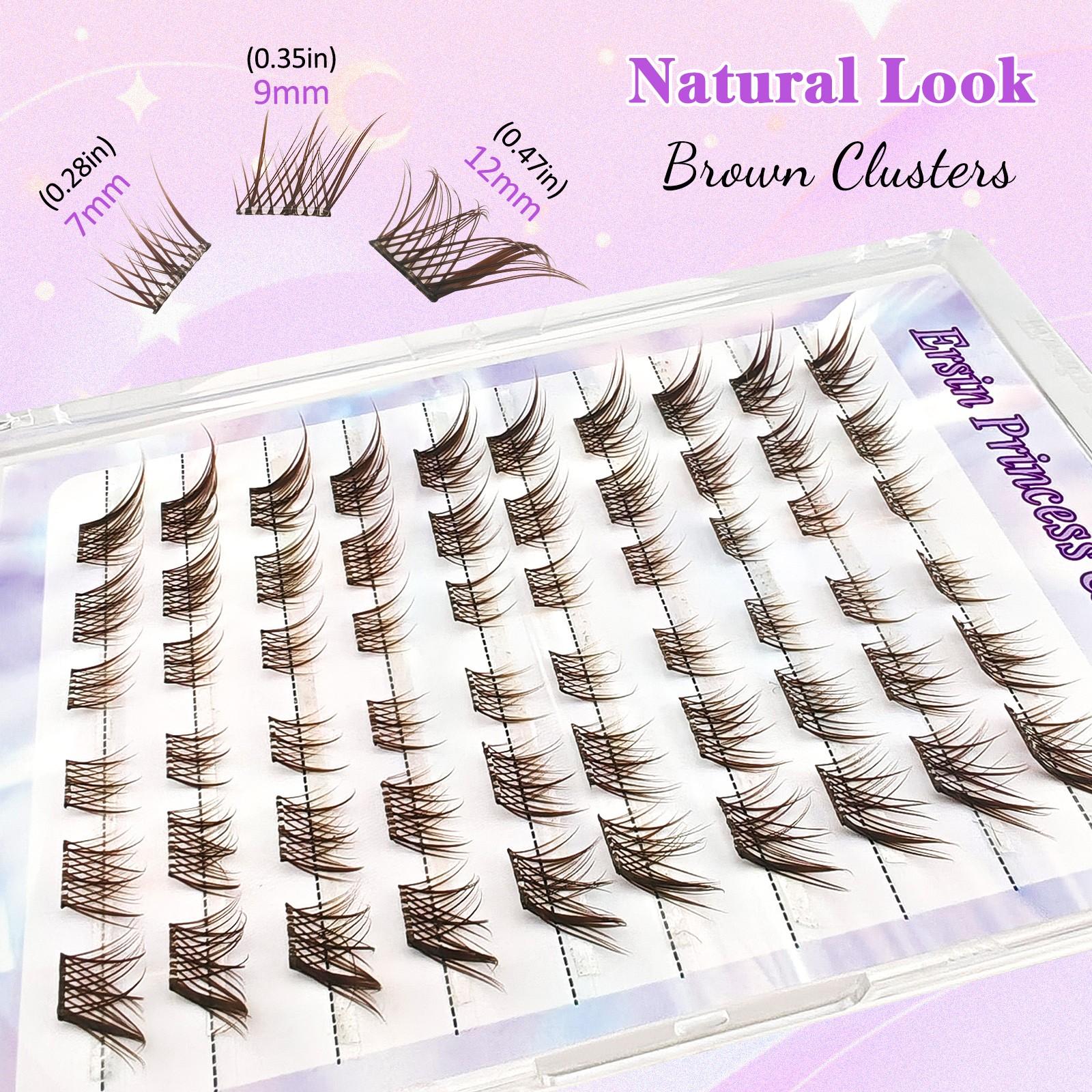 60 Pairs False Eyelashes, Makeup, Mixed Lengths 7-12mm, Self-Adhesive, Natural Look, Volume & Curl, Travel-Friendly, Cosplay Anime Lashes