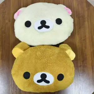rilakkuma plush kawaii bear stuffed doll soft&warm plus Warm gloves room decor pillow anime sofa cushion gift for girlfriend