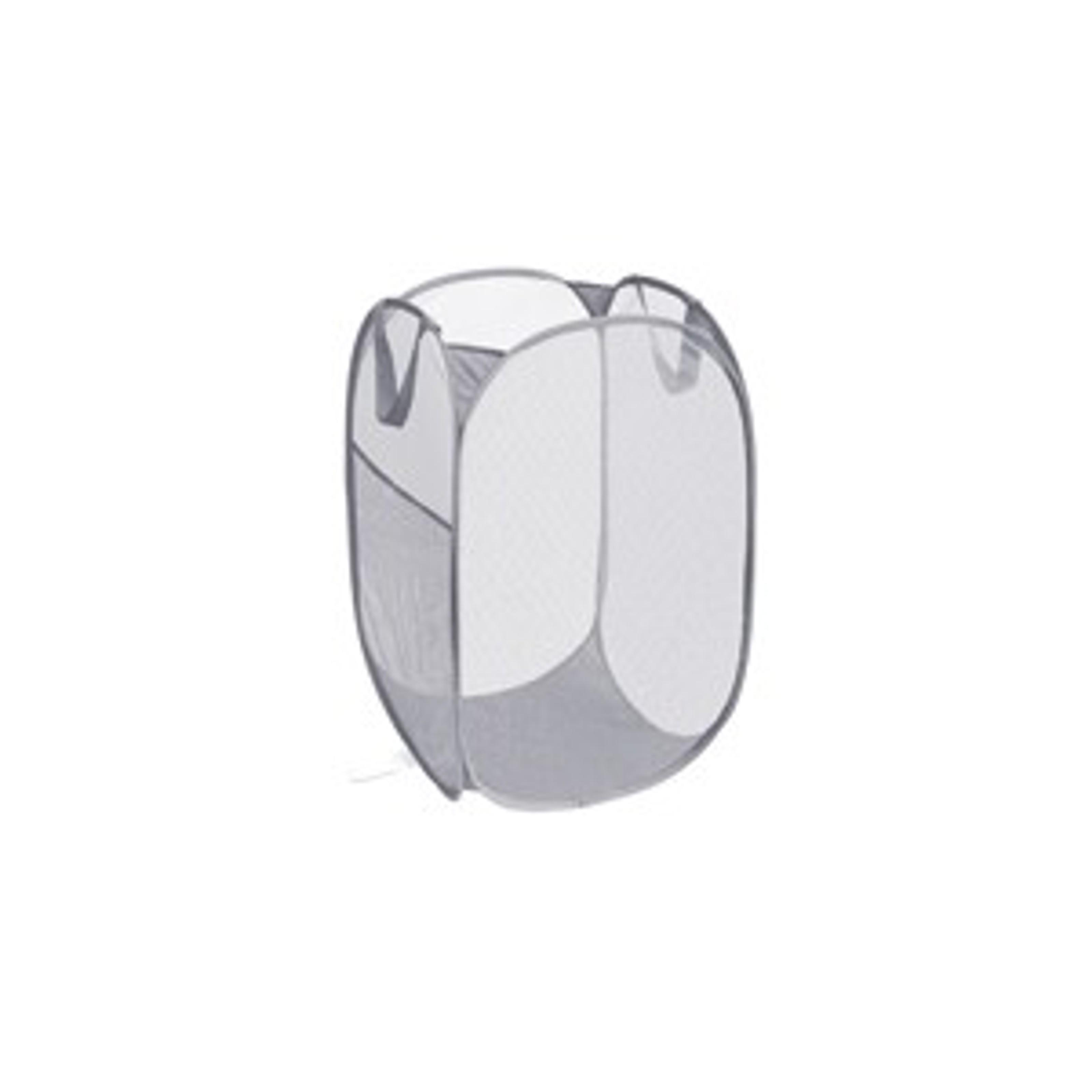 Collapsible Foldable Pop Up Laundry Hamper with 3 Compartments, Handy Pocket, Sturdy Clothes Sorter for Dorm, Kids Room, Travel - GreyGift Collapsible Foldable Pop Up Laundry Hamper with 3 Compartments, Handy Pocket, Sturdy Clothes Sorter for Dorm, Kids Room, Travel - GreyGift