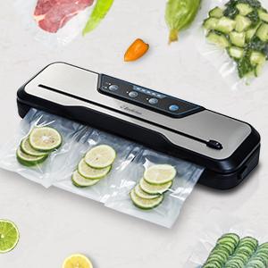 Vacuum Sealer Machine, with Starter Kit and 2-Year Warranty, Beelicious Automatic Air Sealing for Food Storage, Build-in Cutter, Moist Mode, EXT-VAC Kitchen Appliances